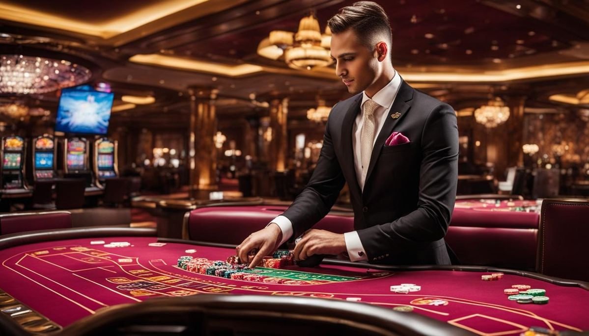 Live dealer baccarat table streamed on rabet game for Filipino players